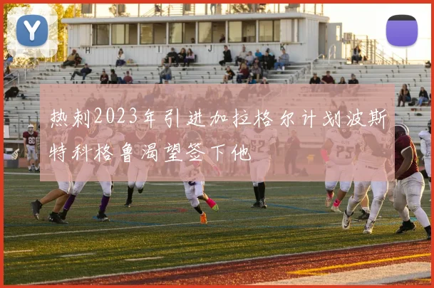热刺2023年引进加拉格尔计划波斯特科格鲁渴望签下他